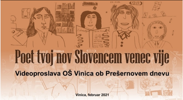 Šolska videoproslava ob Prešernovem dnevu