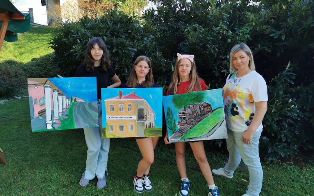 Učenke OŠ Vinica smo se udeležile 42. slikarskega ex tempora mladih likovnikov Bele krajine