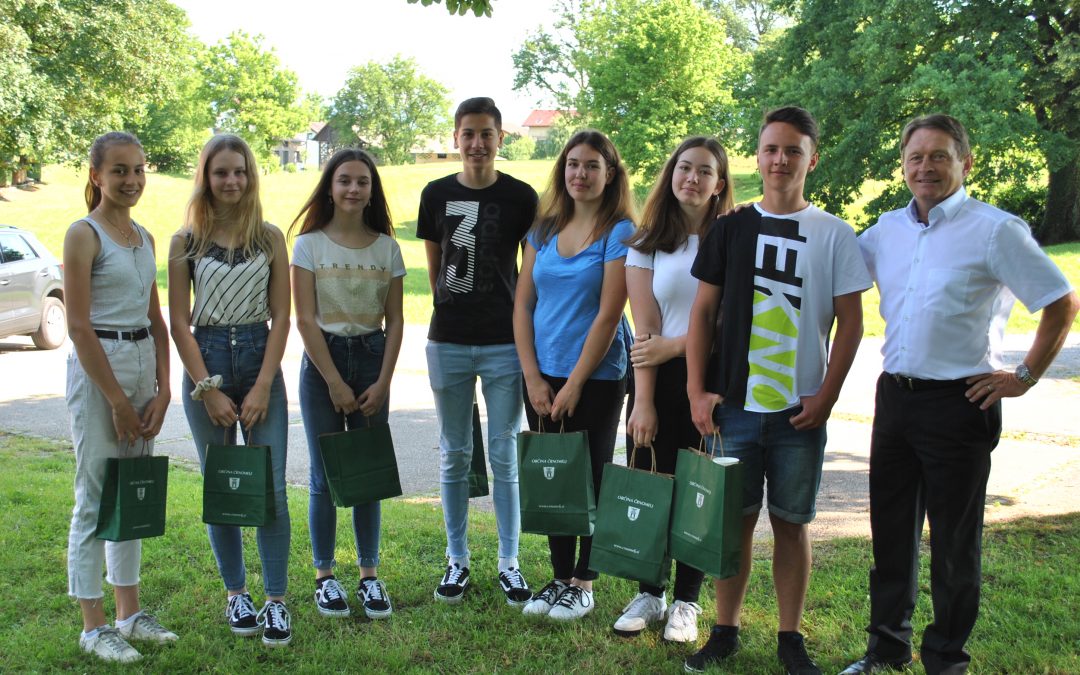 Najuspešnejši učenci na sprejemu pri županu