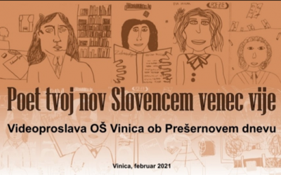 Šolska videoproslava ob Prešernovem dnevu