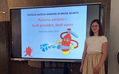 PRVO MESTO ZA PETOŠOLKO MARUŠO HUDELJA